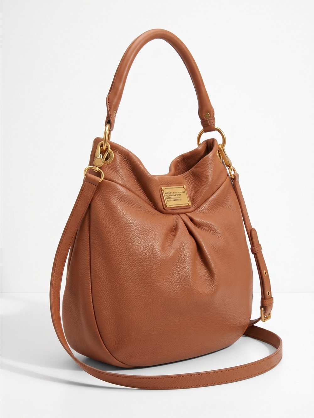 Marc by Marc Jacobs Classic Q Workwear Hobo Cognac Leather Crossbody - Picture 16 of 16
